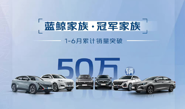 <b>长安汽车1-6月销量突破110万辆，劲增37.3%</b>