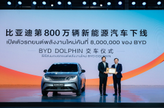 <b>海豚助力比亚迪达成800万辆新能源汽车成就</b>