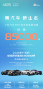 <b>长安汽车10月新能源销量破8.5万辆</b>