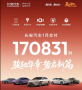 <strong>2026年稳健开局，长安汽车1月全球交付17万辆</strong>